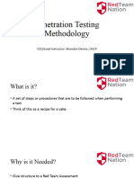 2.1 Penetration Testing Methodology