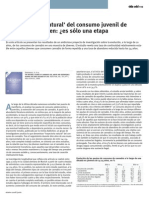 La Trayectoria Natural Del Consumo Juvenil