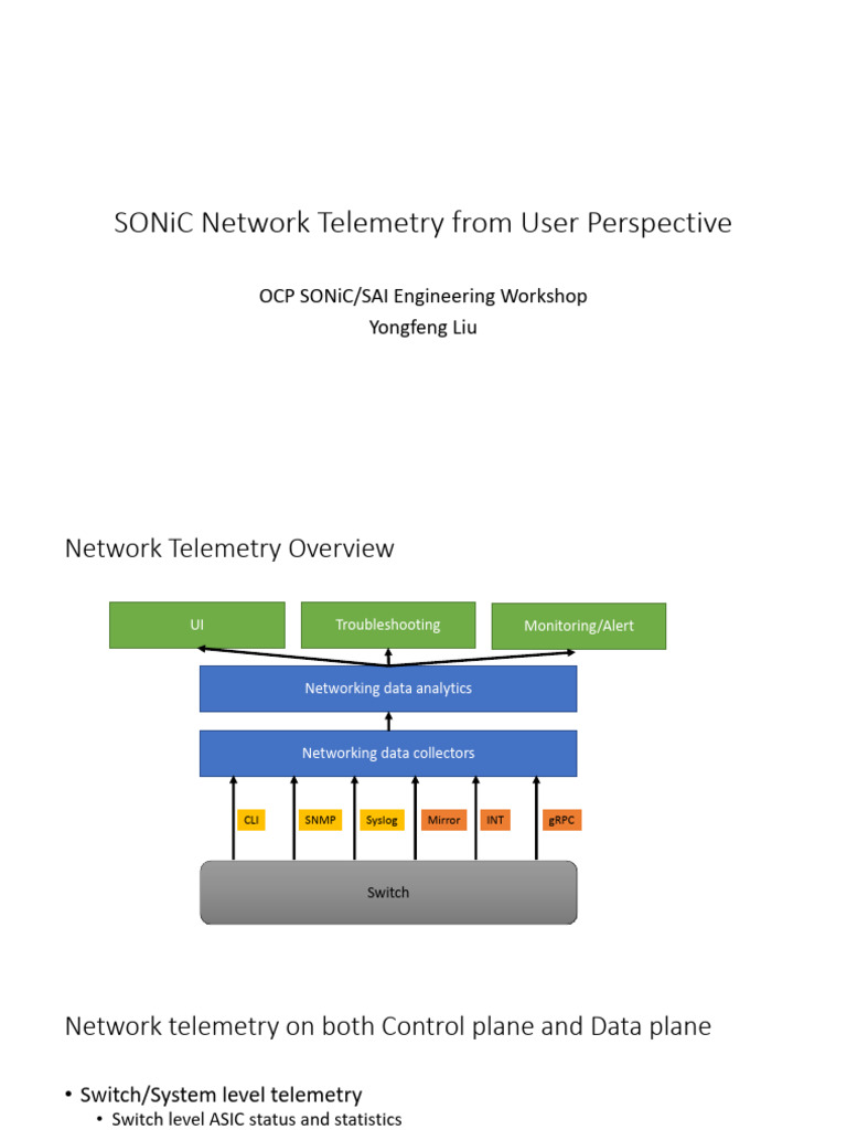 SONiC Network Telemetry Overview | PDF | Computers