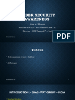 Cyber Security Awareneness 8-11-2022 - Bank