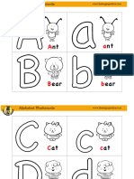 Alphabet Flashcards 1 BW