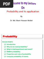 Lecture Probability