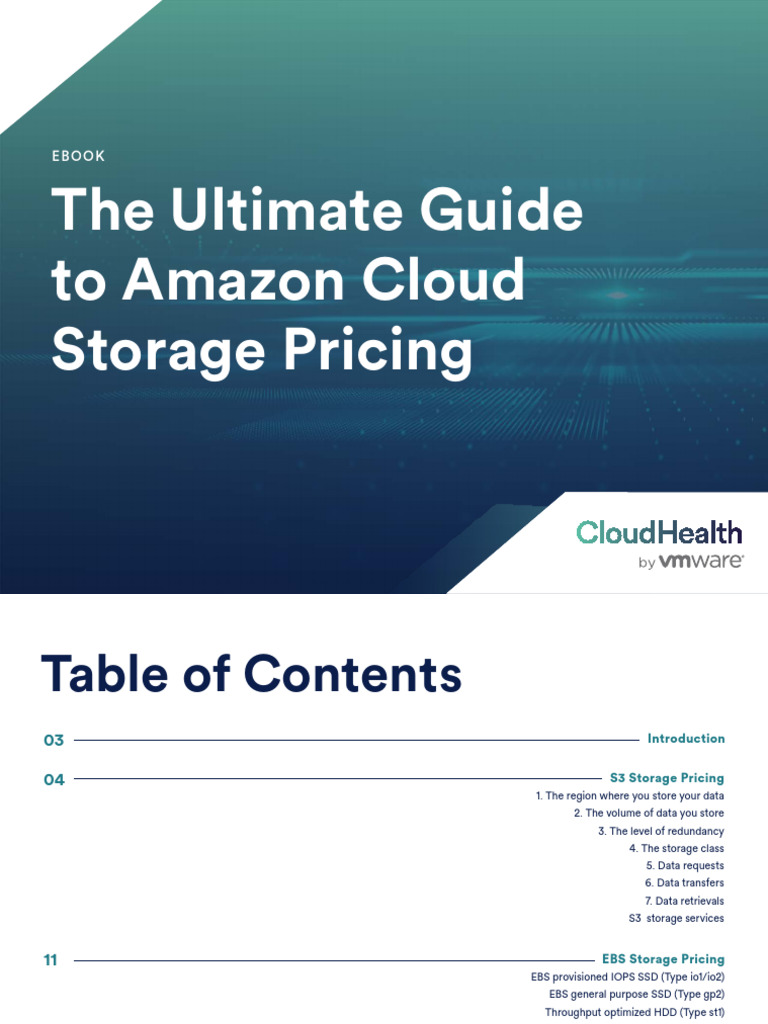 Ebook Ultimate Guide To Amazon Cloud Storage Pricing PDF Computer