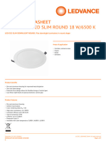 DOWNLIGHT LED SLIM ROUND 18 W 6500 K en