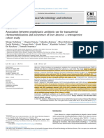 Association Between Prophylactic Antibiotic Use For Transarterial Chemoembolization and Occurrence of Liver Abscess - A Retrospective Cohort Study