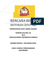 Rencana Bisnis Restoran Cepat Saji