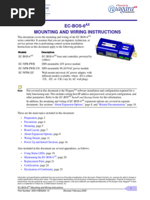 EC-BOS-6ax Mounting Wiring