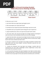 Skala Nyeri Numeric Rating Scale (NRS) | PDF