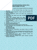 Peraturan Pertandingan Sepak Bola