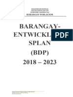 Barangay-Entwicklungsplan (2018 - 2023)