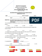 Test Périodique de 2e Année, 6e Année, Avec TOS Et Corrigés MATH