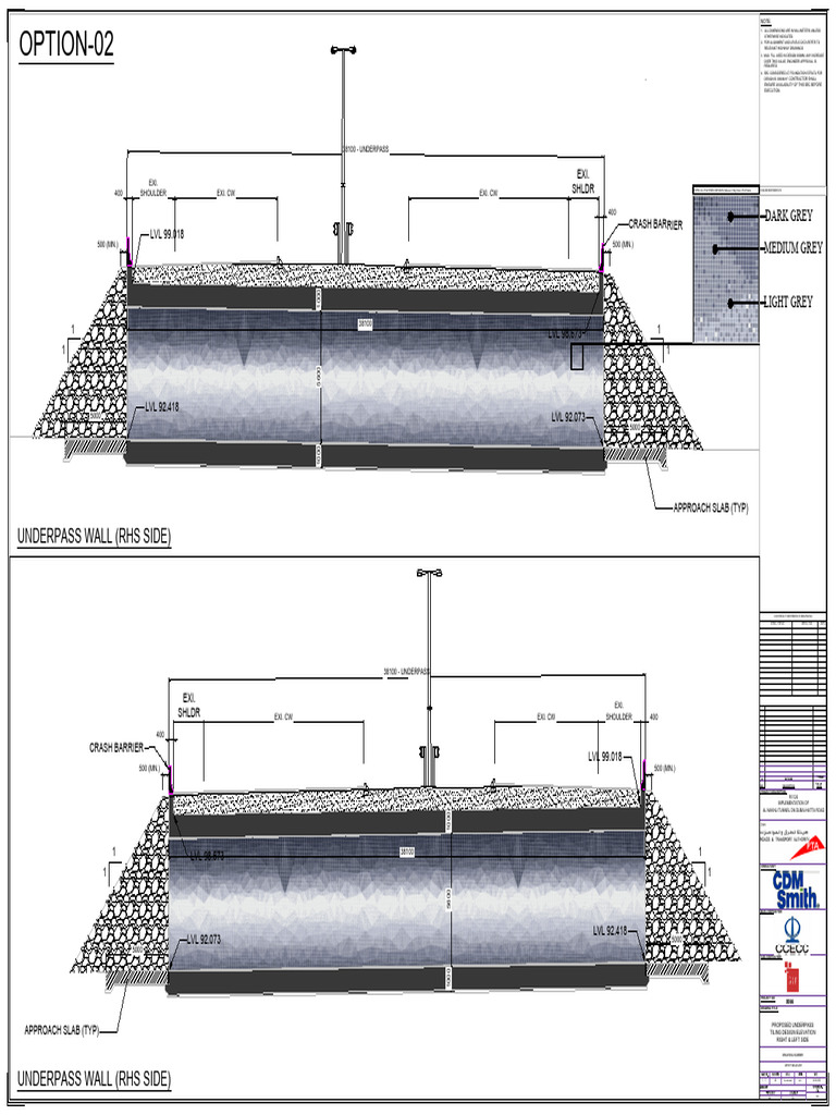 Proposed Underpass Design for Hatta Road | PDF