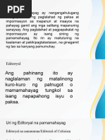 Balangkas Example. | PDF