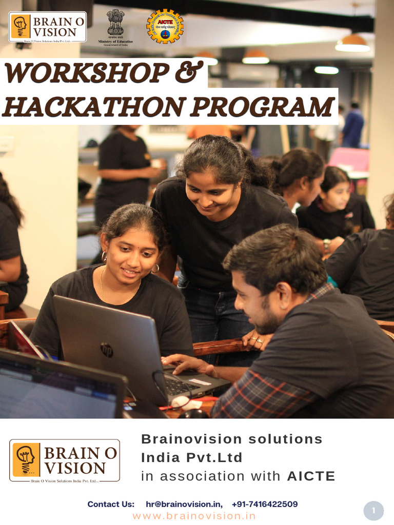 Aissms DS Workshop+ Hackathon Program Brainovision | PDF | Machine ...