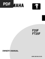 Yamaha F25 Outboard Manual