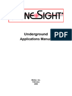 MineSight Underground Applications