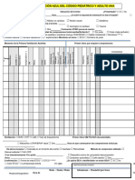 Código Pediátrico Adulto Formulario de Documentación Azul UCM - 479871