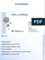 PMI Et PMBOK GESTION DE PROJETS