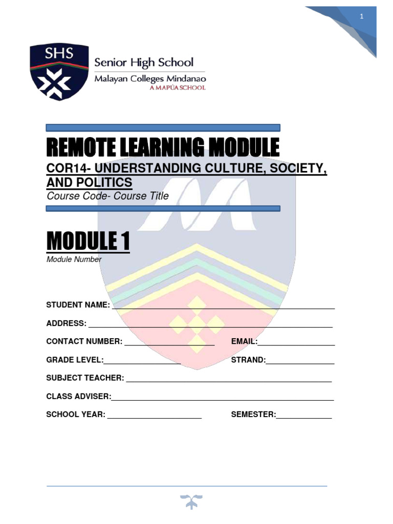Cor14 Module 1 Pdf Presidents Of The United States American