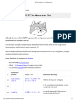 4 - JLPT N2 Grammar List