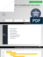 IC Multiple Project Dashboard Tracking 11362 PowerPoint