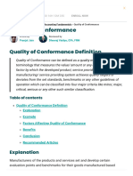 Quality of Conformance - Definition, Example & Benefits - Top 6