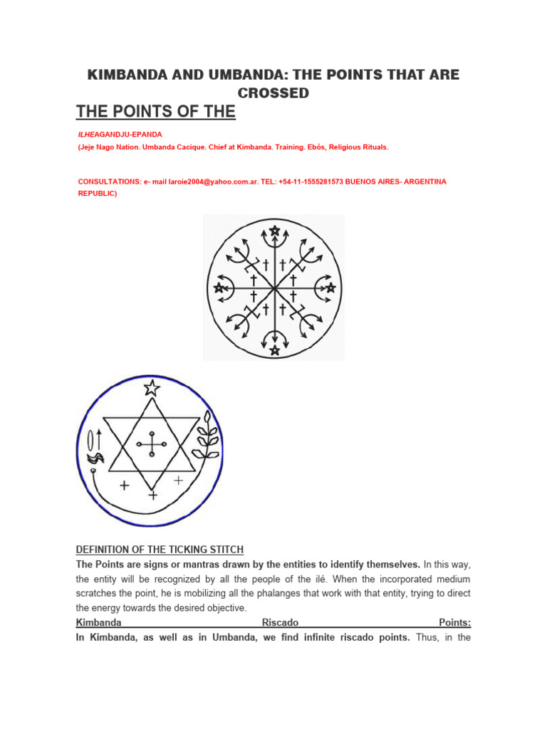 Kimbanda & Umbanda Ritual Symbols | PDF | Religious Faiths