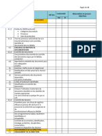 Liste de Contrôle Daudit