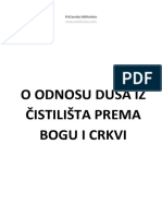 O Odnosu Dusa Iz Cistilišta Prema Bogu I Crkvi