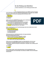 Beispiele Für Zertifizierungsprüfungsfragen Für Elektriker