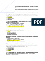 Exemple de Întrebări La Examenul de Certificare Pentru Electricieni