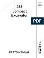 253 Compact Excavator Parts Manual 909785