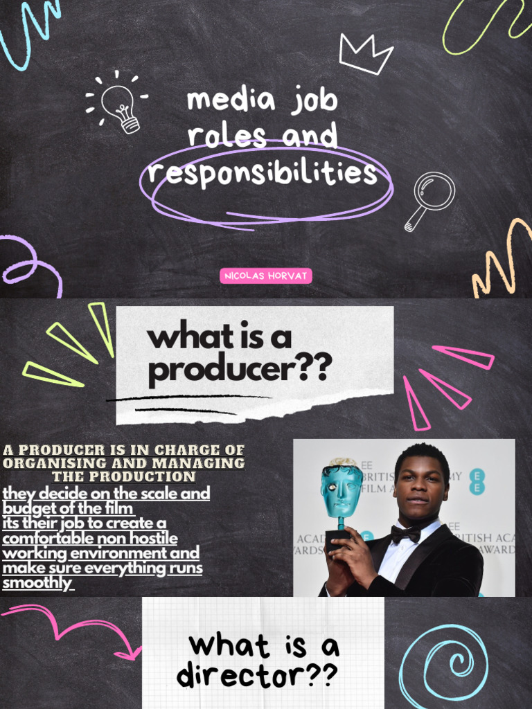 Media Job Roles and Responsibilities PDF