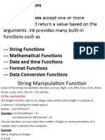 Unit II - Built in Functions