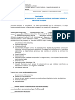 Model-G - Declarație Privind Modificările Intervenite În Cursul Procesului de Evaluare Și Selecție A Cererii de Finanțare