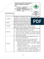 Sop Pengkajian Pelayanan Resep