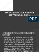 Management of Energy Metering
