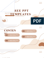 Simple Brown Business PPT Template