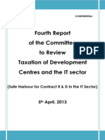 Fourth Report - Safe Harbour On IT R&D - 05-04-2013