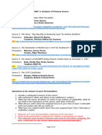 Source Analysis and Case Analysis 2H