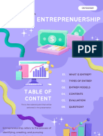 Purple Pastel Playful 3D Illustration Business Financial Presentation