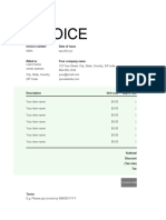 Courier Excel Invoice3