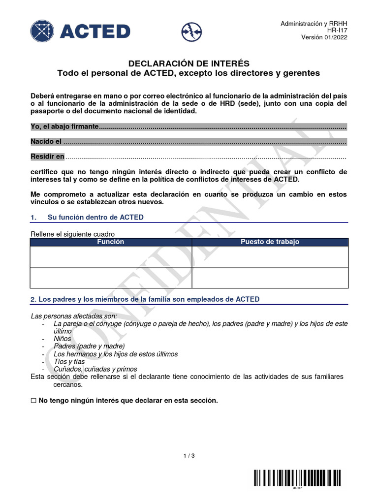 Cell Press Declaration Of Interests Policy