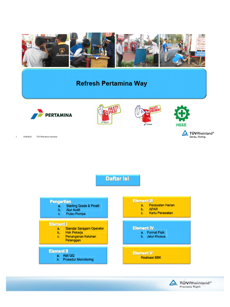 Audit SPBU Pertamina Pasti Pas | PDF