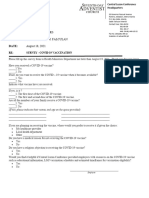 Survey Form Covid 19 Vaccine