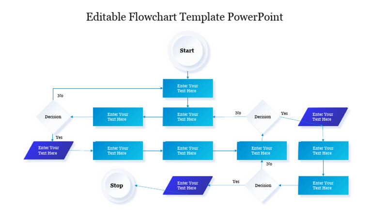 89655-Editable Flowchart Template PowerPoint | PDF