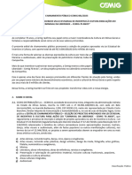 Chamamento Publico Carnaval Da Liberdade Cemig Setenta Anos 2023