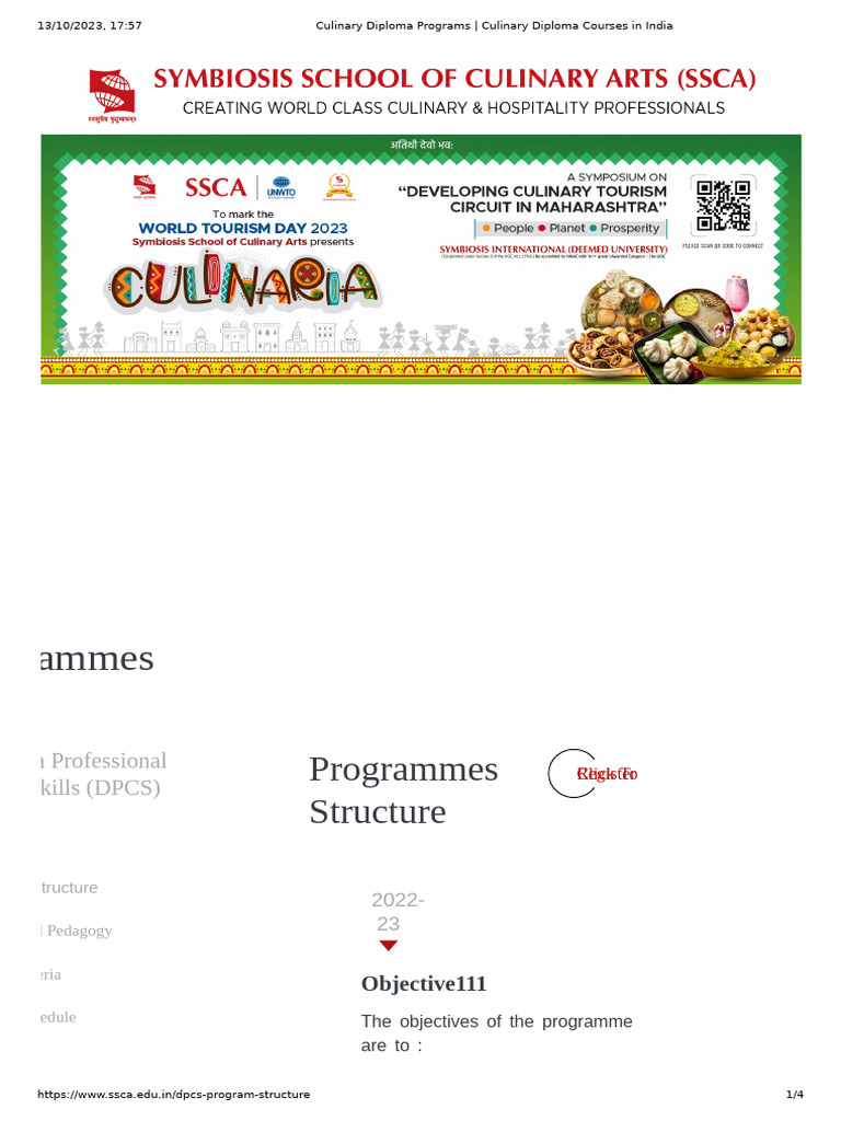 Culinary Diploma Programs - Culinary Diploma Courses in India | PDF ...