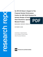 AISI RP08-8 An ATC-63 Study in Support of The Proposed System Performance Factors For AISI S110 - Special Bolted Moment Frames 2008-10