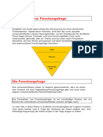 Die Forschungsfrage